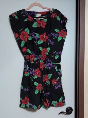 Vintage Floral Romper